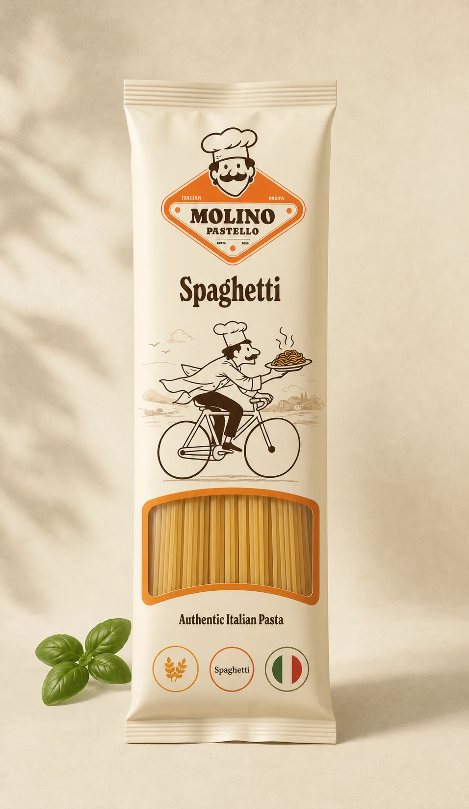 Traditional Spaghetti No. 5 artisan pasta package